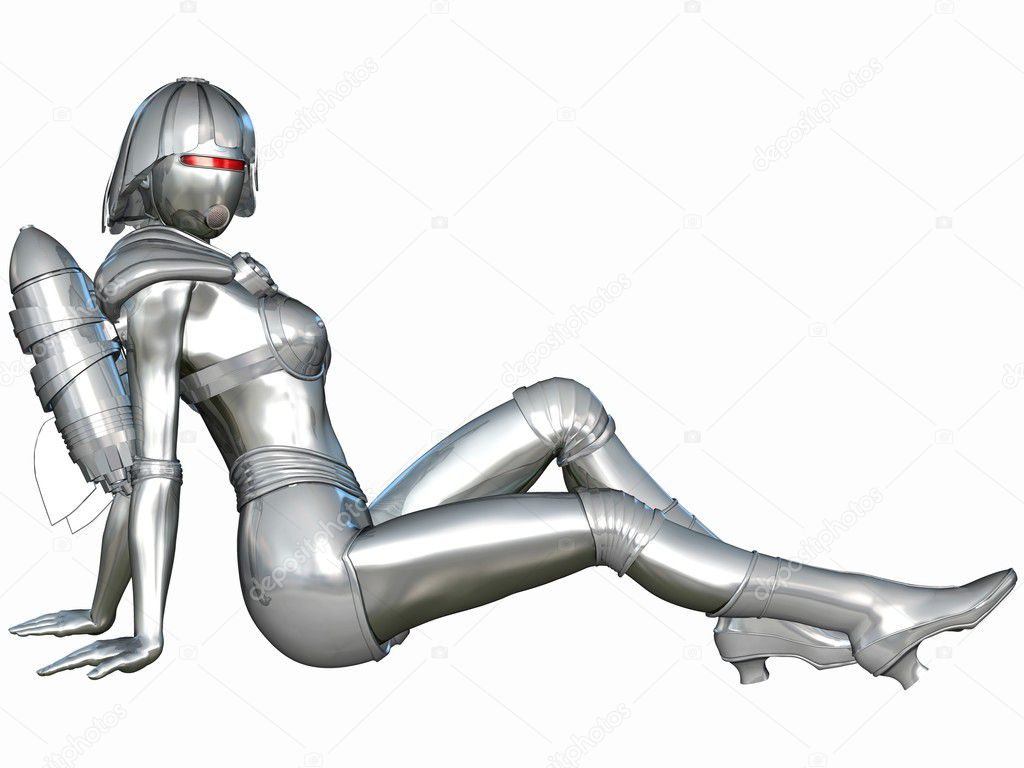 Sexy Cyborg — Stock Photo © Digitalstudio #4171353