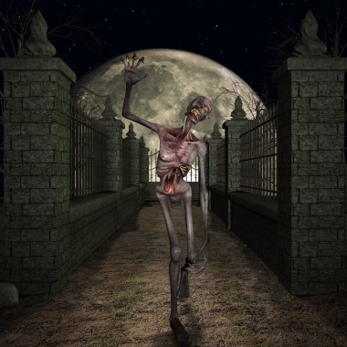 zombi - halloween şekil