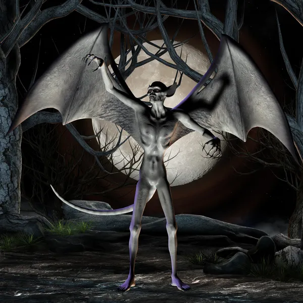 Вампир - фигура Хэллоуина — стоковое фото