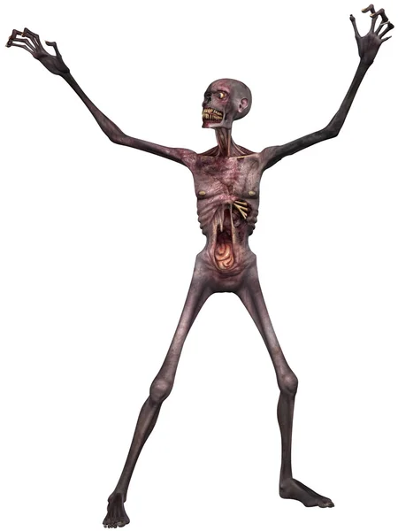 Zombie - Halloween figur - Stock-foto
