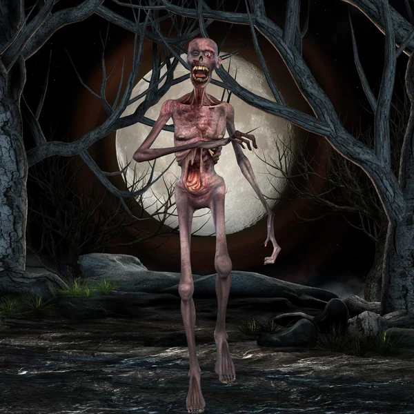 Zombie - halloween figura — Stock Fotó