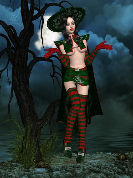 Halloween Witch — Stock Photo, Image