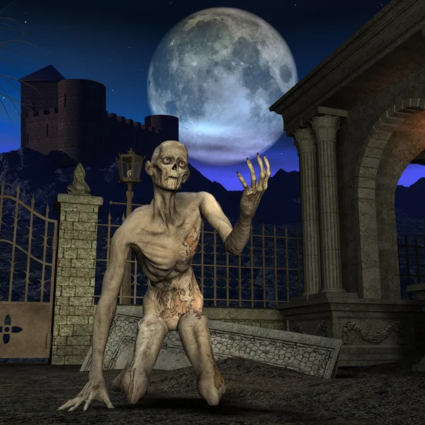 Zombie - Halloween Figura — Fotografie, imagine de stoc