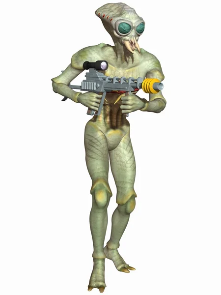 Insectoid - Fantasy Alien Figure — Stock Photo, Image
