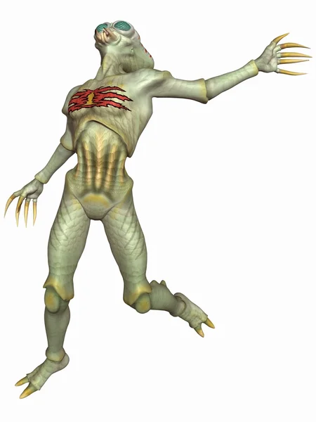 Insectoid - Fantasia figura alienígena — Fotografia de Stock