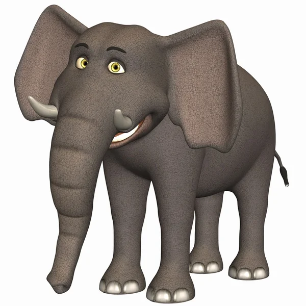 Toon слон — стокове фото
