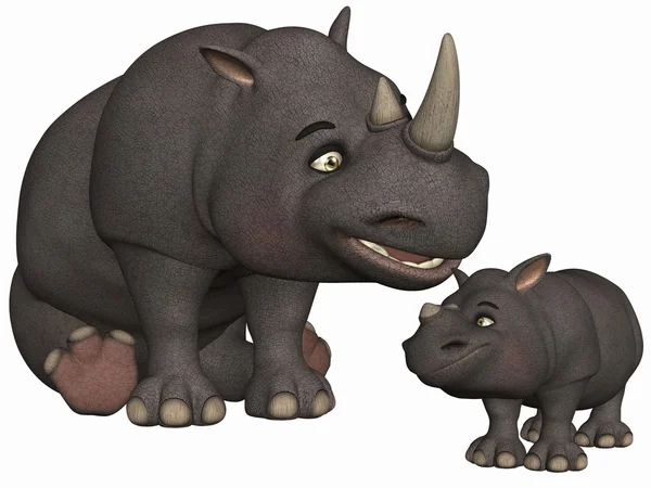 Toon nosorožce — Stock fotografie