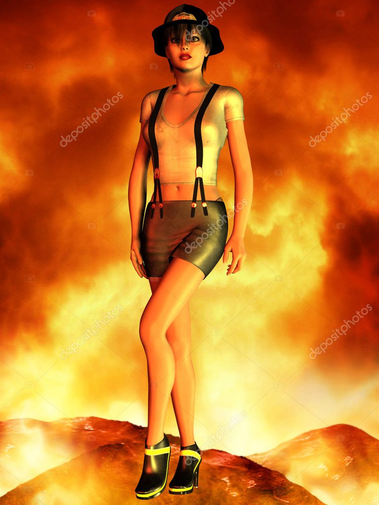 Sexy fire fighting chicks — 4