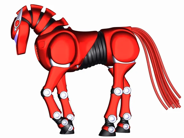 Toon Robot caballo — Foto de Stock