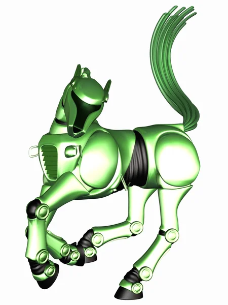 Toon robot häst — Stockfoto