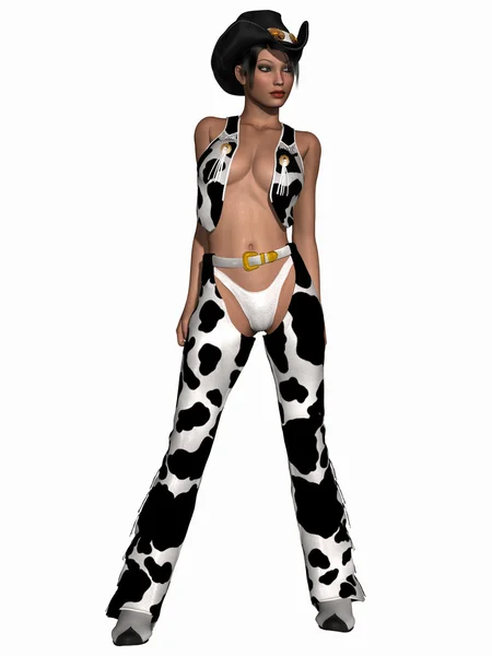 Sexy cow-girl — Photo