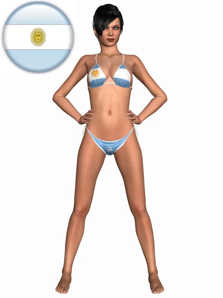 Ragazza sexy con bikini - Argentina — Foto Stock