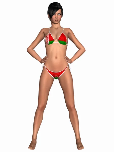 Sexy dziewczyna w bikini - Białoruś — Zdjęcie stockowe
