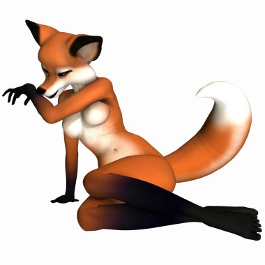 Cute Toon Figure - Fox