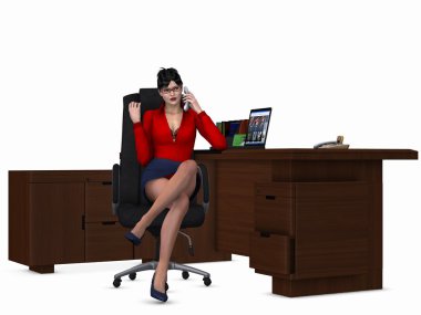 seksi ofis kız