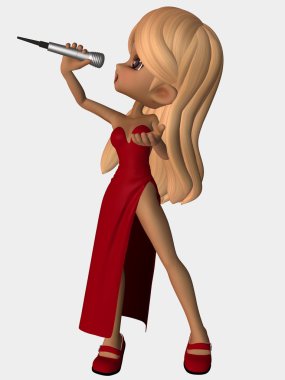 Toon Popstar clipart