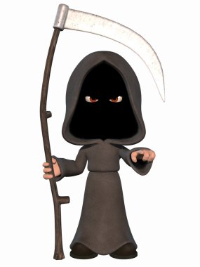 Cartoon Grim Reaper clipart