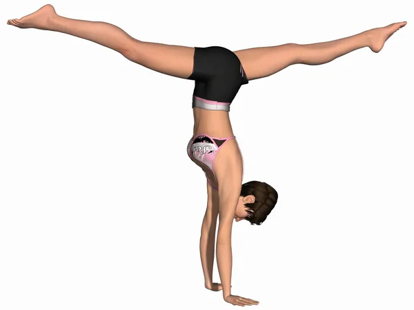 Gymnastic Pose — Stock Photo, Image