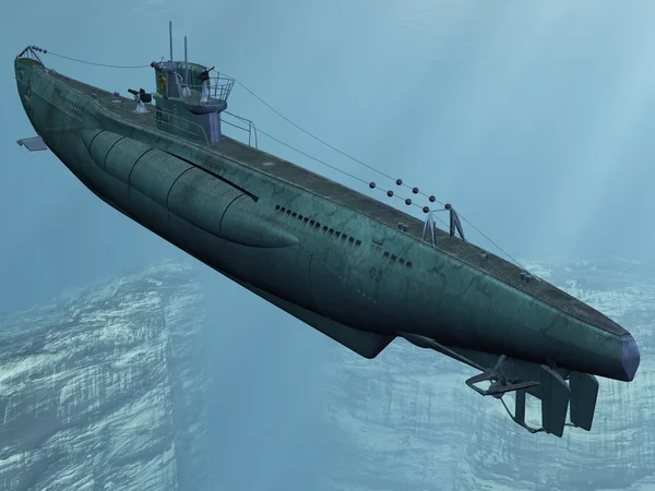 U99-німецький підводного човна — стокове фото