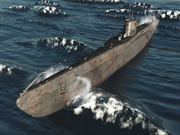 U99-tysk ubåt — Stockfoto