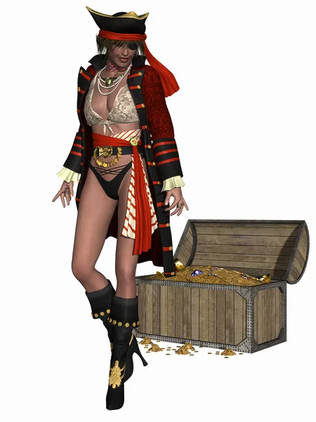 Sexy pirat — Zdjęcie stockowe