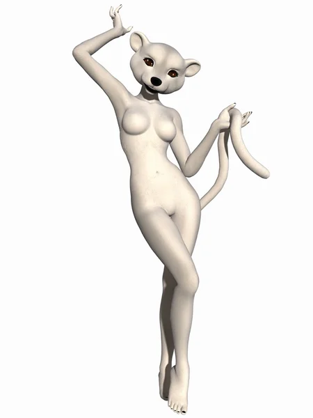 Figura de Toon bonito - Urso polar — Fotografia de Stock