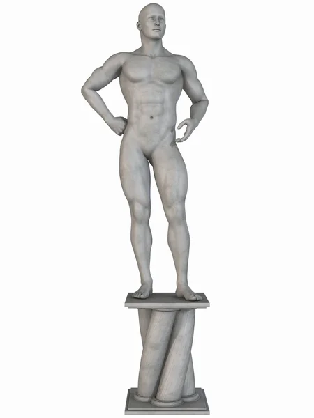 Estatua de piedra masculina — Foto de Stock
