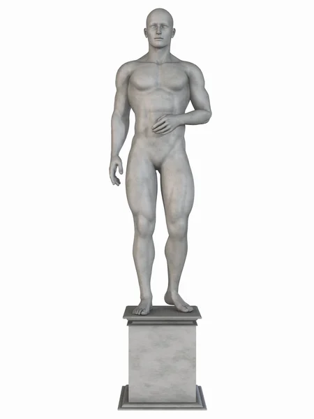 Αρσενικό πέτρινο άγαλμα — Φωτογραφία Αρχείου