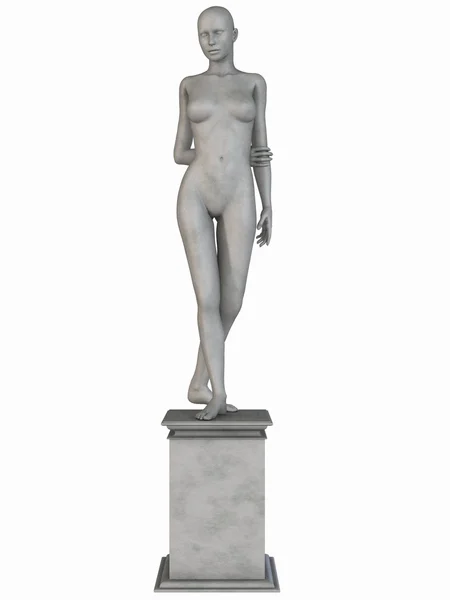 Weibliche Steinstatue — Stockfoto