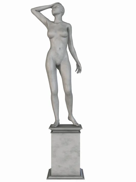 Estatua de piedra femenina — Foto de Stock