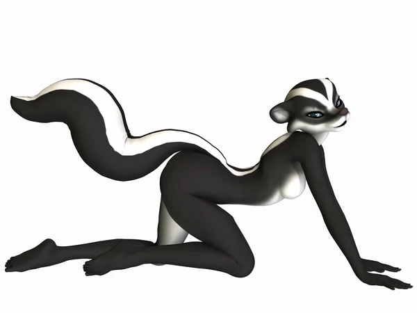 Cute Toon Figure - Skunk — Stock Photo, Image