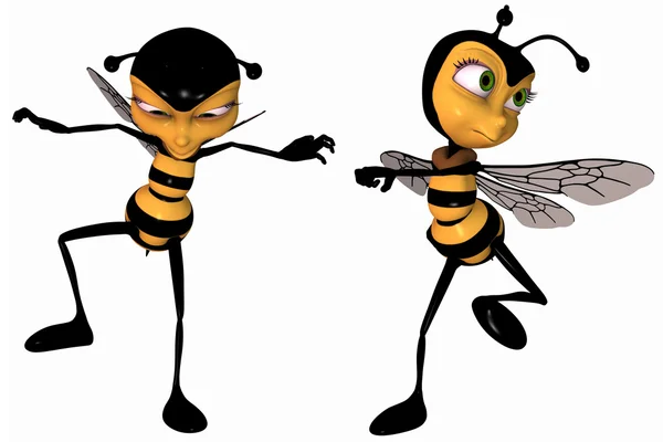 Toon včela — Stock fotografie