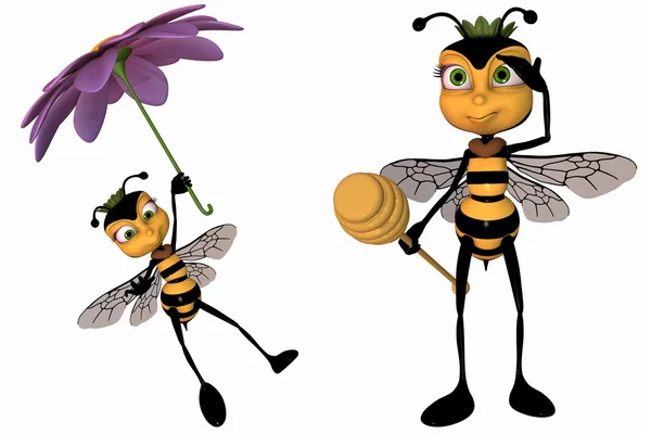 Toon Bee. —  Fotos de Stock