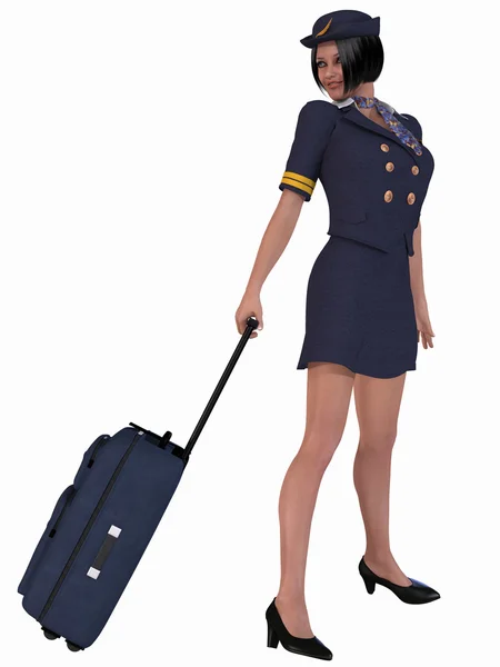 stock image Flight Attendant