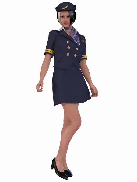 Flight Attendant — Stock Photo, Image