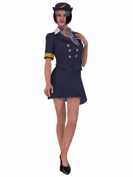 stock image Flight Attendant