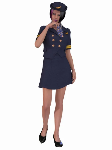 stock image Flight Attendant