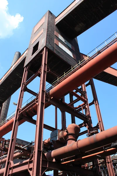 Kompleks przemysłowy kopalni węgla — Zdjęcie stockowe