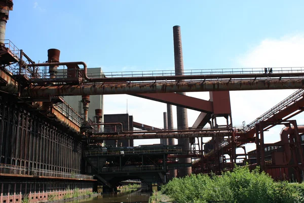 Угольно-шахтный комплекс — стоковое фото