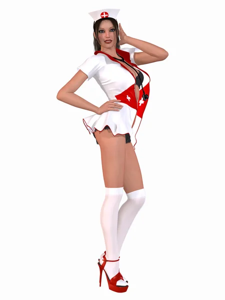 Sexy pielęgniarka — Zdjęcie stockowe