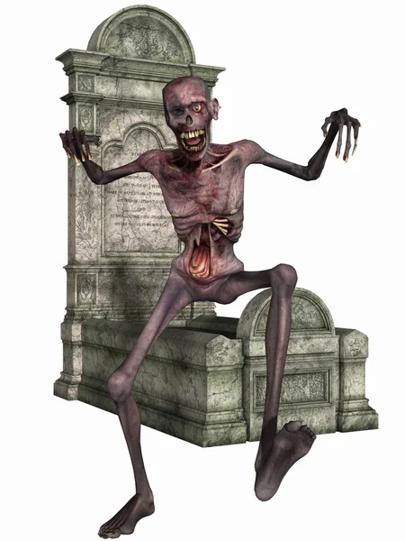 Зомби - фигура Хэллоуина — стоковое фото