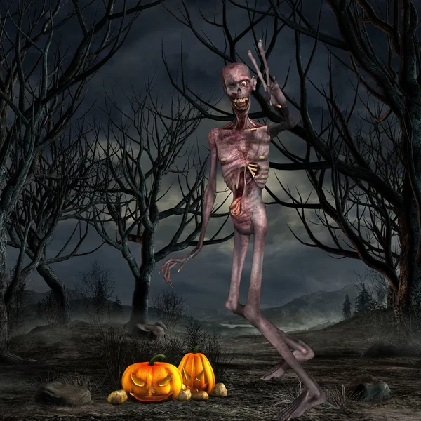 Zombie - halloween bild — Stockfoto