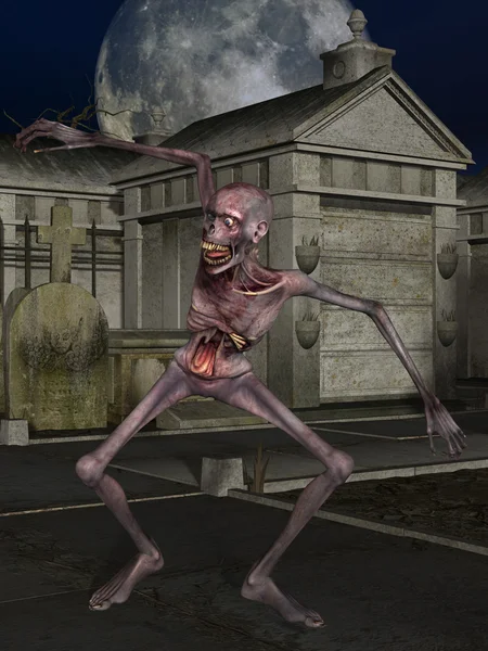 Зомби - фигура Хэллоуина — стоковое фото