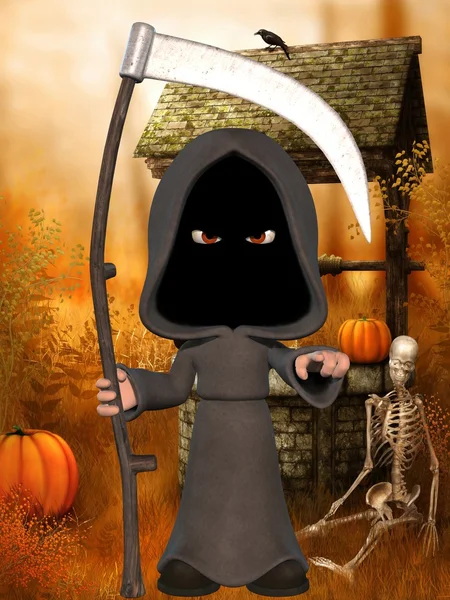 stock image Cartoon Grim Reaper