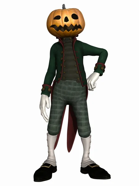 Senhor abóbora - Halloween Toon Figure — Fotografia de Stock