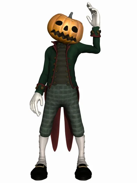 Señor Calabaza - Figura de Halloween Toon —  Fotos de Stock