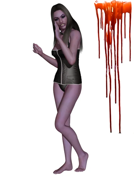 Vampiro Feminino - Figura 3D — Fotografia de Stock