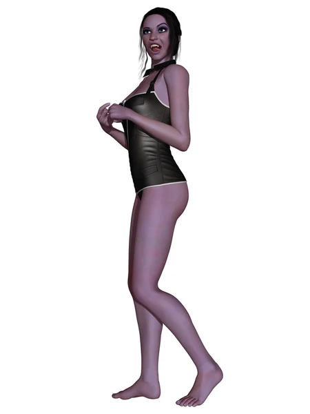 Жіночий вампір - 3D малюнок — стокове фото
