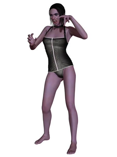 Vrouwelijke vampier - 3D-figuur — Stockfoto