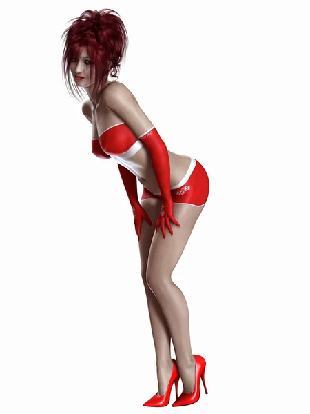 Sexy Christmas Girl — Stock Photo, Image